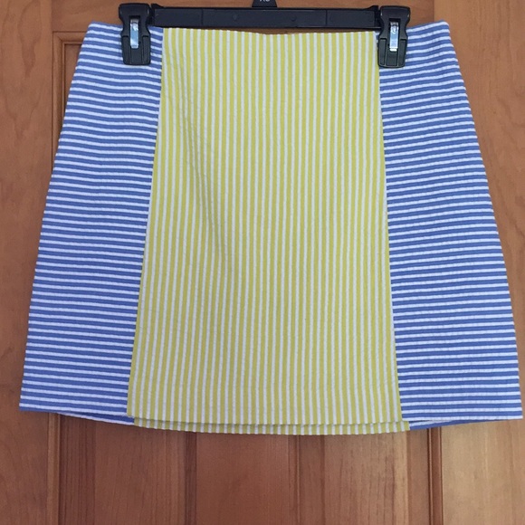 Vineyard Vines Colorblock Seersucker Skirt - Picture 1 of 4